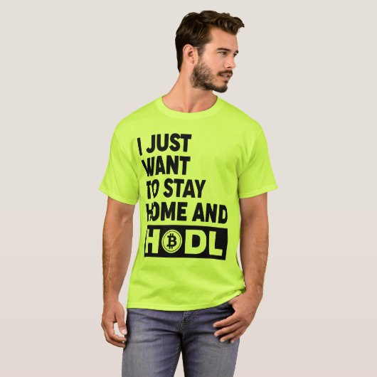 Funny Hodl Bitcoin Crypto Gift Shirt (beidseitig) (Vorne ganz)