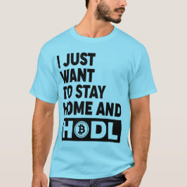 Funny Hodl Bitcoin-T - Shirt für Vorder-/Rückseite