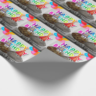 Funny hoffen auf die Geburtstagssteine Geschenkpapier