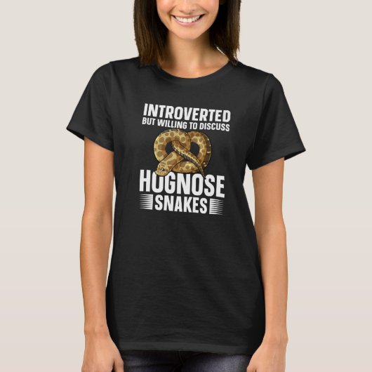 Funny Hognose Snake Western Hognose Snake Lover Pr T-Shirt (Vorderseite)