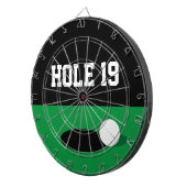 Funny hole 19 Golf Dartboard Spiel mit Zahlen Dartscheibe (Vorderseite rechts)