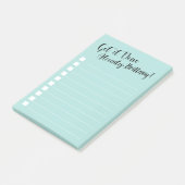 Funny holen Sie es bereits fertig| Personalisiert| Post-it Klebezettel (angewinkelt)