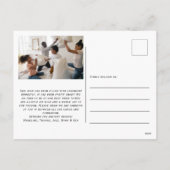 Funny Holiday 2 Foto Selten Ruhe Postkarte (Rückseite)