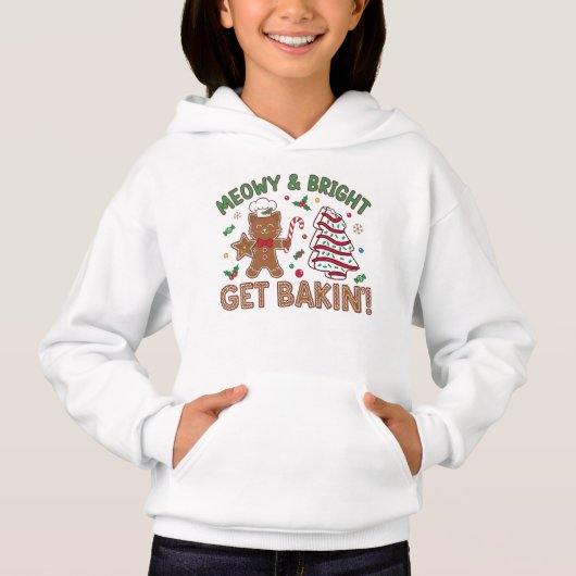 Funny Holiday Baking Sweatshirt" Hoodie (Vorderseite)