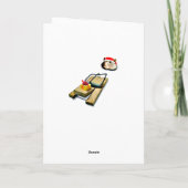 Funny Holiday Cards Feiertagskarte (Rückseite)