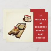 Funny Holiday Cards Feiertagskarte (Vorne/Hinten)