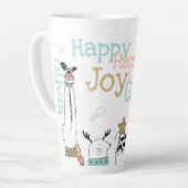 Funny Holiday Cartoon Tiere Happy Happy Milchtasse (Linke Ecke)