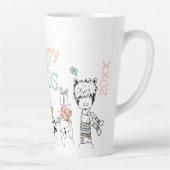 Funny Holiday Cartoon Tiere Happy Happy Milchtasse (Rechts)