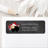 Funny holiday Cartoon Weihnachten Schafskatalysato (Insitu)