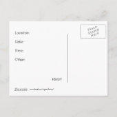 Funny Holiday Cats in Ugly Sweaters Einladungspostkarte (Rückseite)