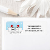 Funny Holiday einfach mit IT-Adressetikett rollen (Insitu)