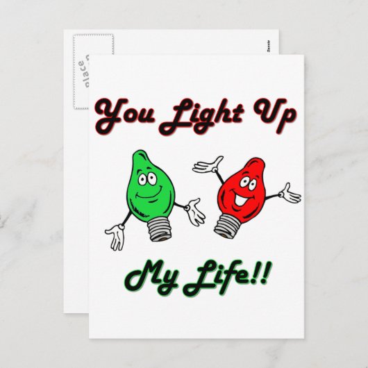 Funny Holiday Feiertagspostkarte (Vorne/Hinten)