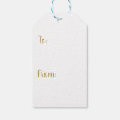 Funny Holiday Foto Rarely Calm Geschenkanhänger (Rückseite)