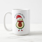 Funny Holiday Geschenk Weihnachtsmannmütze Avocado Kaffeetasse (Links)