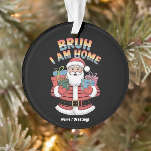 Funny Holiday Gift Bringer Humor Festive Winter  Ornament (Baum)