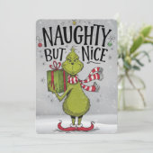 Funny Holiday Greeting  Einladung (Stehend Vorderseite)