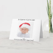 Funny Holiday Greetings Feiertagskarte (Rückseite)