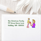 Funny Holiday Joke Xmas Envelope Labels (Insitu)