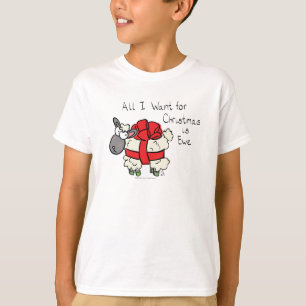 Funny Holiday Niedliche Schafe Weihnachten Cartoon T-Shirt