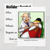 Funny Holiday Party Einladungen (Vorne/Hinten)