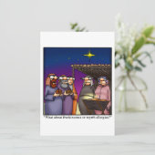 Funny Holiday Party Einladungen (Stehend Vorderseite)