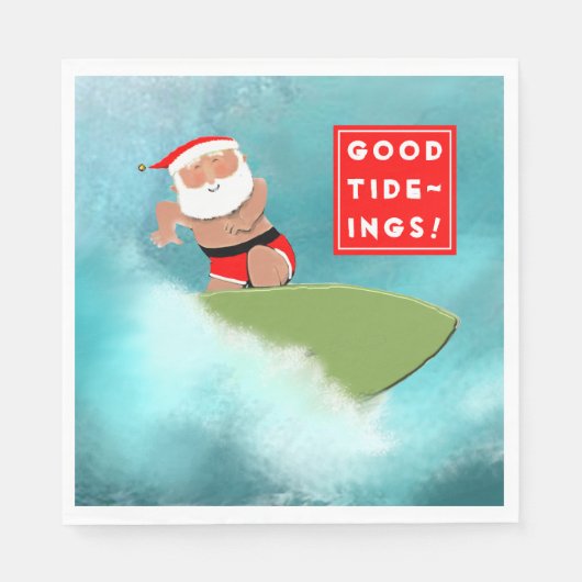 Funny Holiday Party Serviette (Vorderseite)