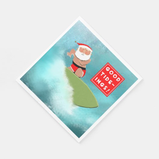 Funny Holiday Party Serviette (Ecke)