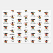 Funny Holiday Shee mit Lights Personalisiert Geschenkpapier Set (Vorderseite 2)