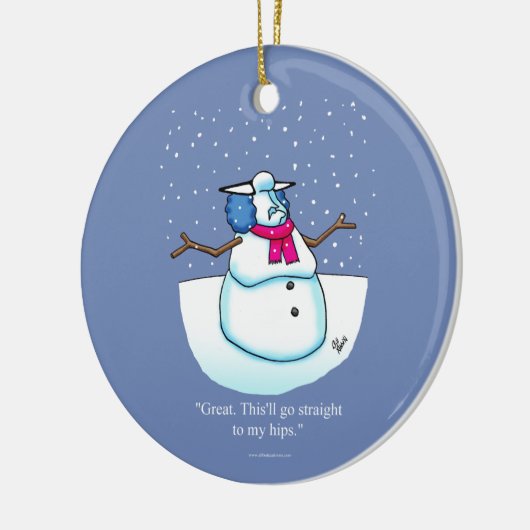 Funny Holiday Spaß Ornament (Links)