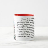 Funny Holiday Survival Tipps für ein schneesichere Tasse (Zentrum)