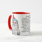 Funny Holiday Survival Tipps für ein schneesichere Tasse (Vorderseite Links)