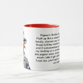 Funny Holiday Survival Tipps für eine Taube Tasse (Zentrum)