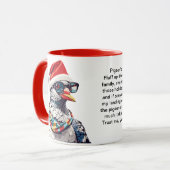 Funny Holiday Survival Tipps für eine Taube Tasse (Vorderseite Links)