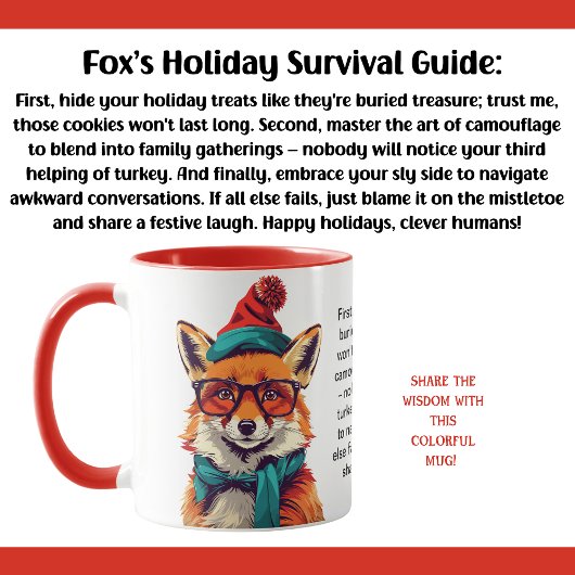 Funny Holiday Survival Tipps für einen schönen Url Tasse