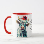 Funny Holiday Survival Tipps von einer Kuh Tasse (Links)