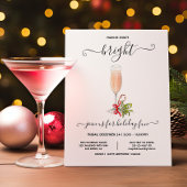 Funny Holiday Weihnachts Cocktail Party Einladung