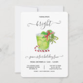 Funny Holiday Weihnachts Cocktail Party Einladung (Vorderseite)