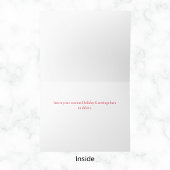 Funny Holiday Workout Weihnachtskarte Karte