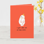 Funny holidays card, funny holiday card humorous  karte (Gelbe Blume)