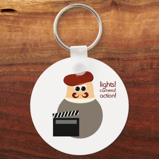 Funny Hollywood Director Schlüsselanhänger (Vorderseite)