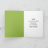 Funny Holstein Kuh zum Geburtstag Karte (Innenseite)