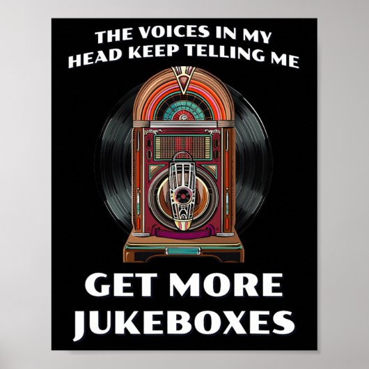 Funny holt mehr Jukeboxes für Vinyl Juke Box der 5 Poster (Vorne)