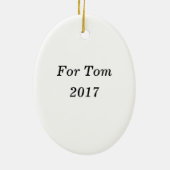 Funny holt mir meinen Kaffee für Kaffeeliebhaber Keramik Ornament (Hinten)