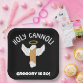 Funny Holy Cannoli Italienisches Themed Party Pappteller (Party)