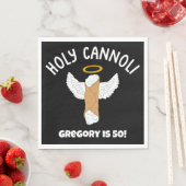 Funny Holy Cannoli Italienisches Themed Party Serviette (Beispiel)