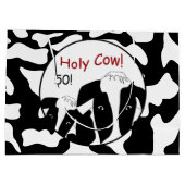 Funny Holy Cow Geburtstag LGB Große Geschenktüte (Rückseite)