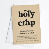 Funny Holy Crap Daddy Diaper Party Einladung