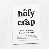Funny Holy Crap Daddy Diaper Party Einladung