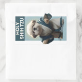Funny Holy Shi Tzu Dog Sticker (Tasche)