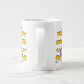 Funny Homebaked hausgemachte Brot Baker Cartoon Jumbo-Tasse (Rückseite)